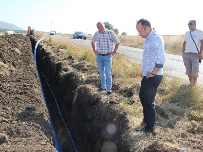 Кметът на Драгоман инспектира дейностите по реконструкцията на тласкателен водопровод II-ри подем 