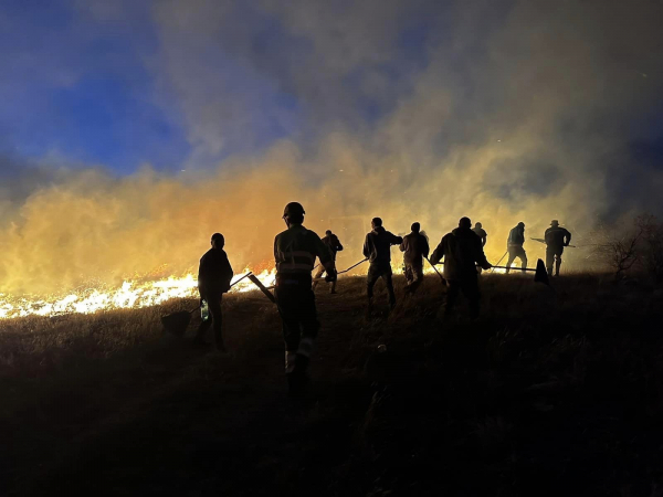 Потушен е пожарът край костинбродските села Понор и Безден