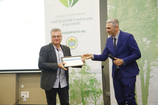 Behr-Hella Thermocontrol България спечели първо място за зелена инвестиция 