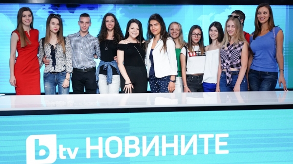 Финалистите от „Работилница за репортери 2019 - Пътят към дома“ гостуваха в bTV