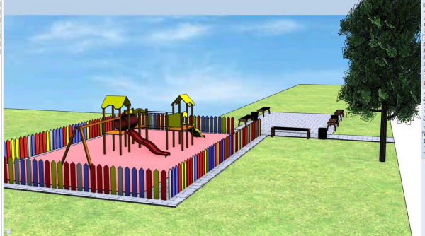 Подменят детските съоръжения на новоасфалтираната улица Искър в град Божурище