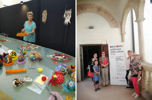 Община Костинброд участва в „Седмицата на културите“ в Палермо с изложбата „Сътворено от женските ръце“