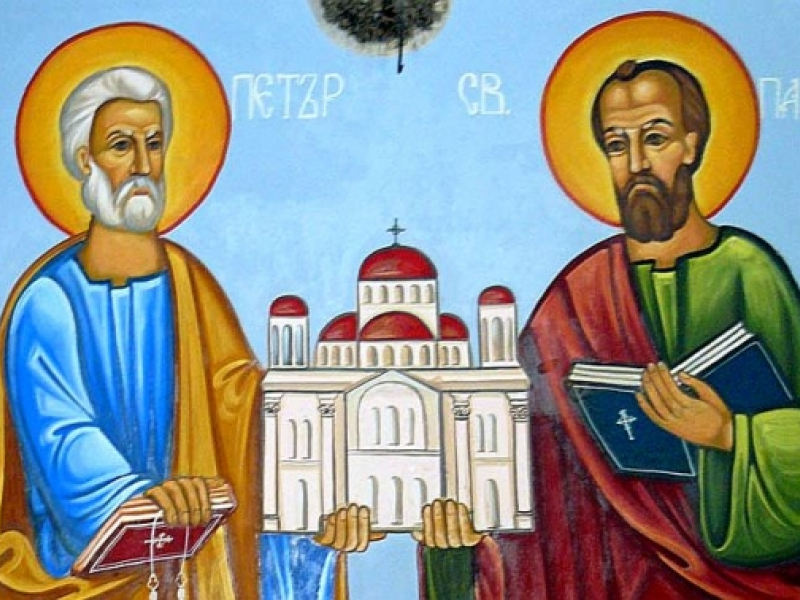 Почитаме паметта на светите апостоли Петър и Павел  