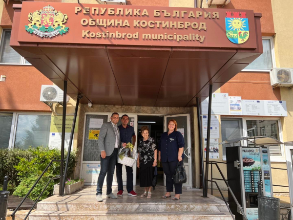 Председател на съвета на българското малцинство в Унгария посети Костинброд