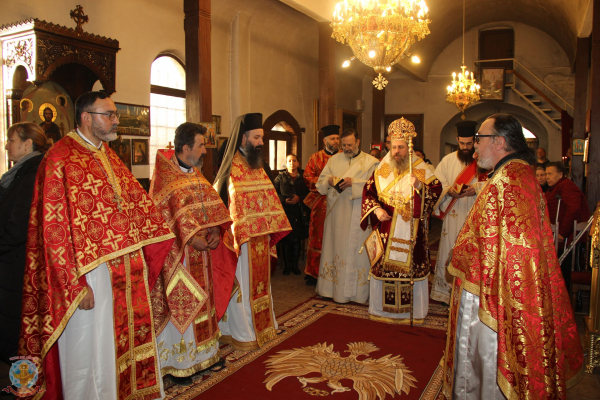 На Стефановден: Белоградчишкият епископ Поликарп отслужи литургия в Драгоман