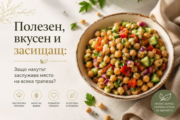 Полезен, вкусен и засищащ: Защо нахутът заслужава място на всяка трапеза?