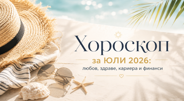 Хороскоп за юли 2026: любов, здраве, кариера и финанси